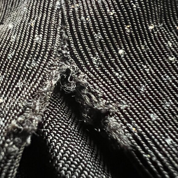 Vintage Betsy & Adam by Jaslene Sleeveless Glitter Black Formal Gown Event - Picture 7 of 7